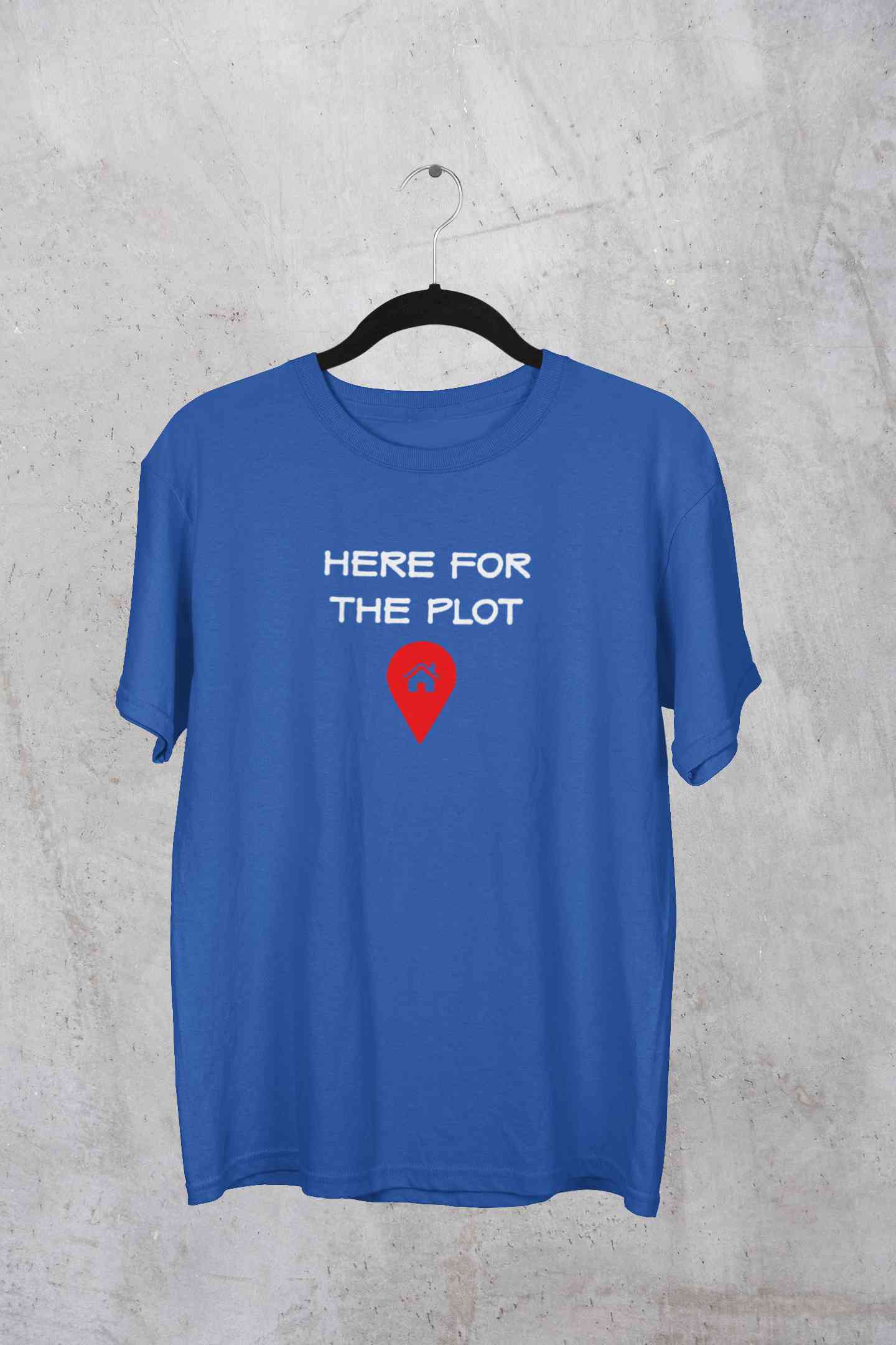 For The Plot Mens Half Sleeves T-shirt- FunkyTeesClub