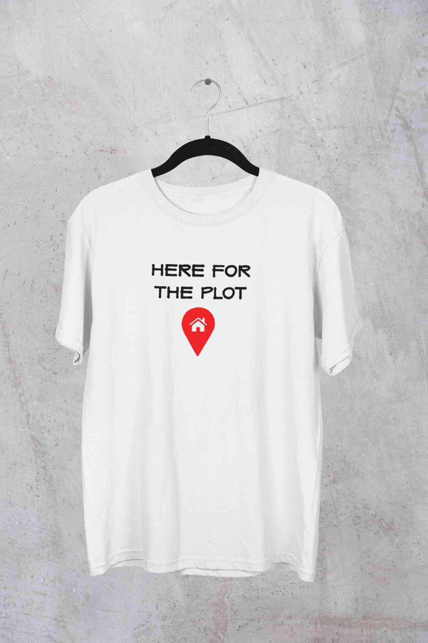 For The Plot Mens Half Sleeves T-shirt- FunkyTeesClub