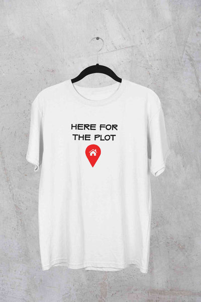 For The Plot Mens Half Sleeves T-shirt- FunkyTeesClub