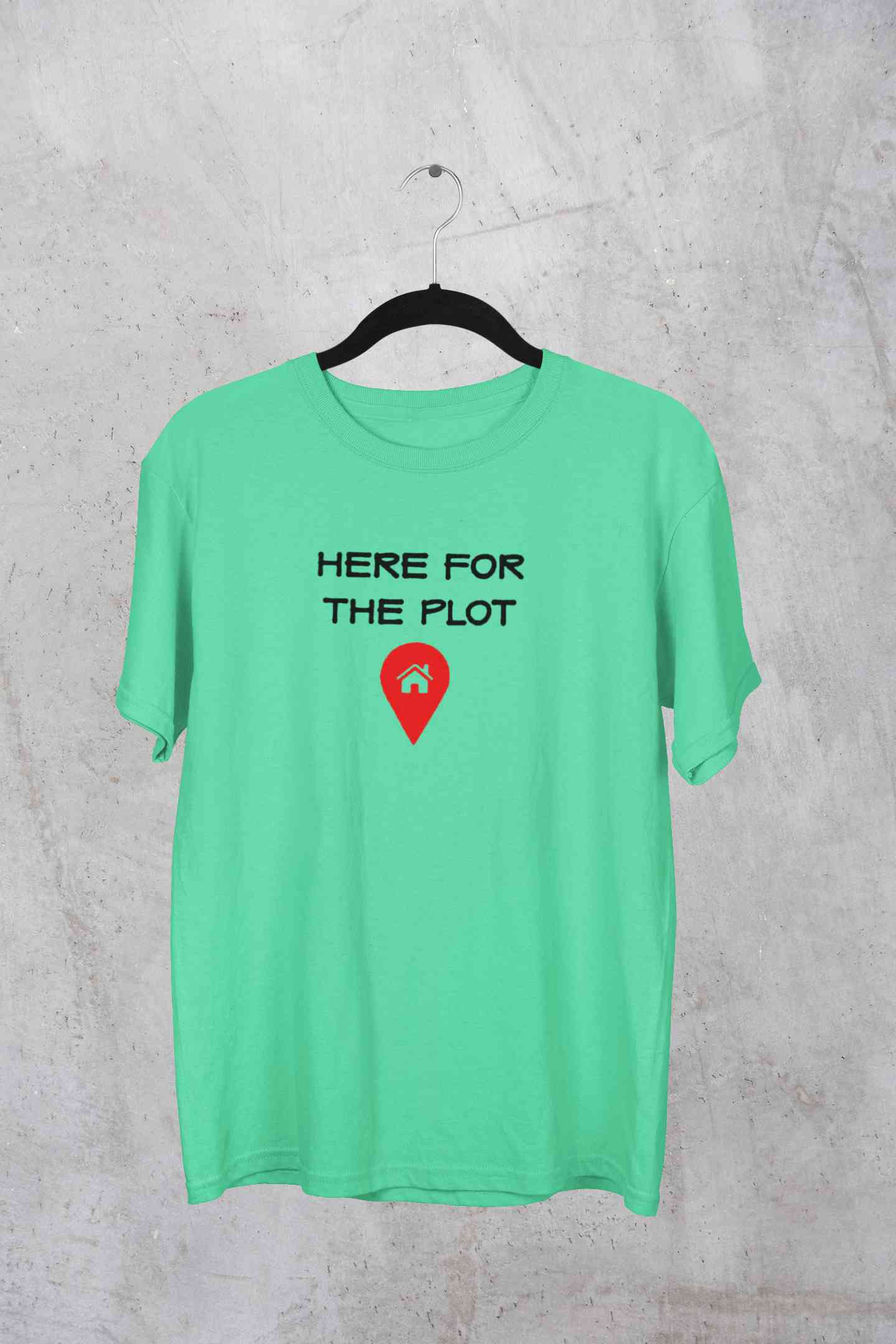For The Plot Mens Half Sleeves T-shirt- FunkyTeesClub