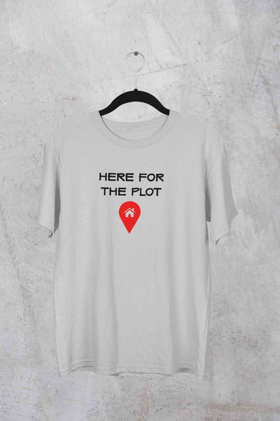 For The Plot Women Half Sleeves T-shirt- FunkyTeesClub
