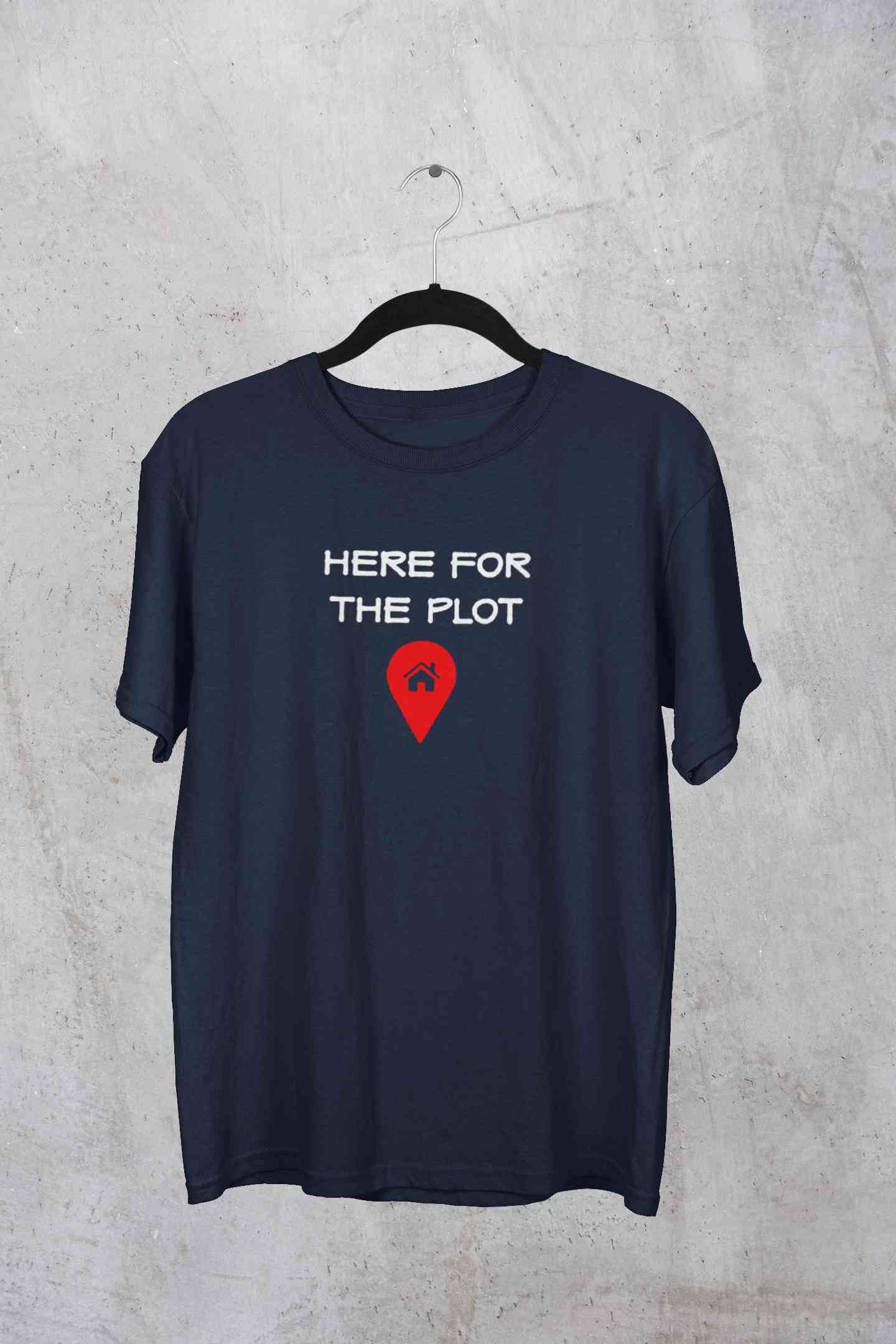 For The Plot Mens Half Sleeves T-shirt- FunkyTeesClub