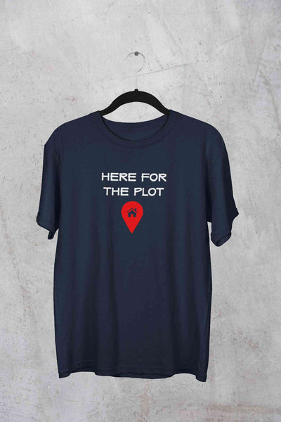 For The Plot Women Half Sleeves T-shirt- FunkyTeesClub