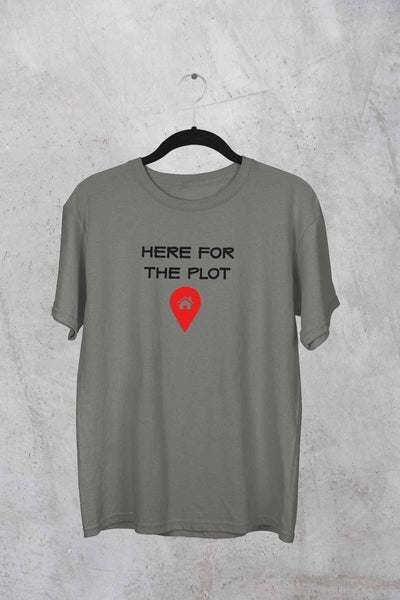 For The Plot Mens Half Sleeves T-shirt- FunkyTeesClub