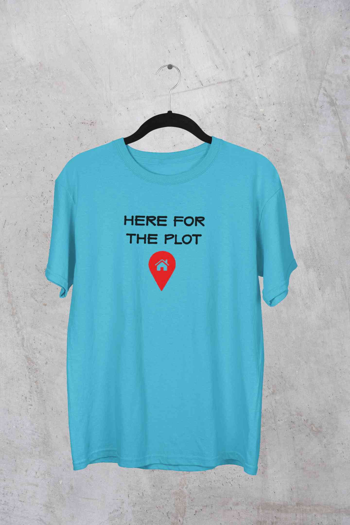 For The Plot Mens Half Sleeves T-shirt- FunkyTeesClub