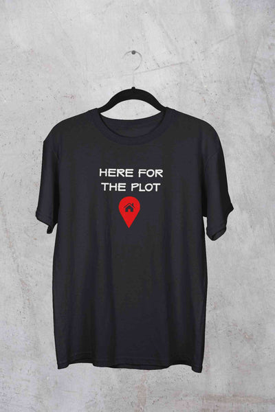 For The Plot Women Half Sleeves T-shirt- FunkyTeesClub