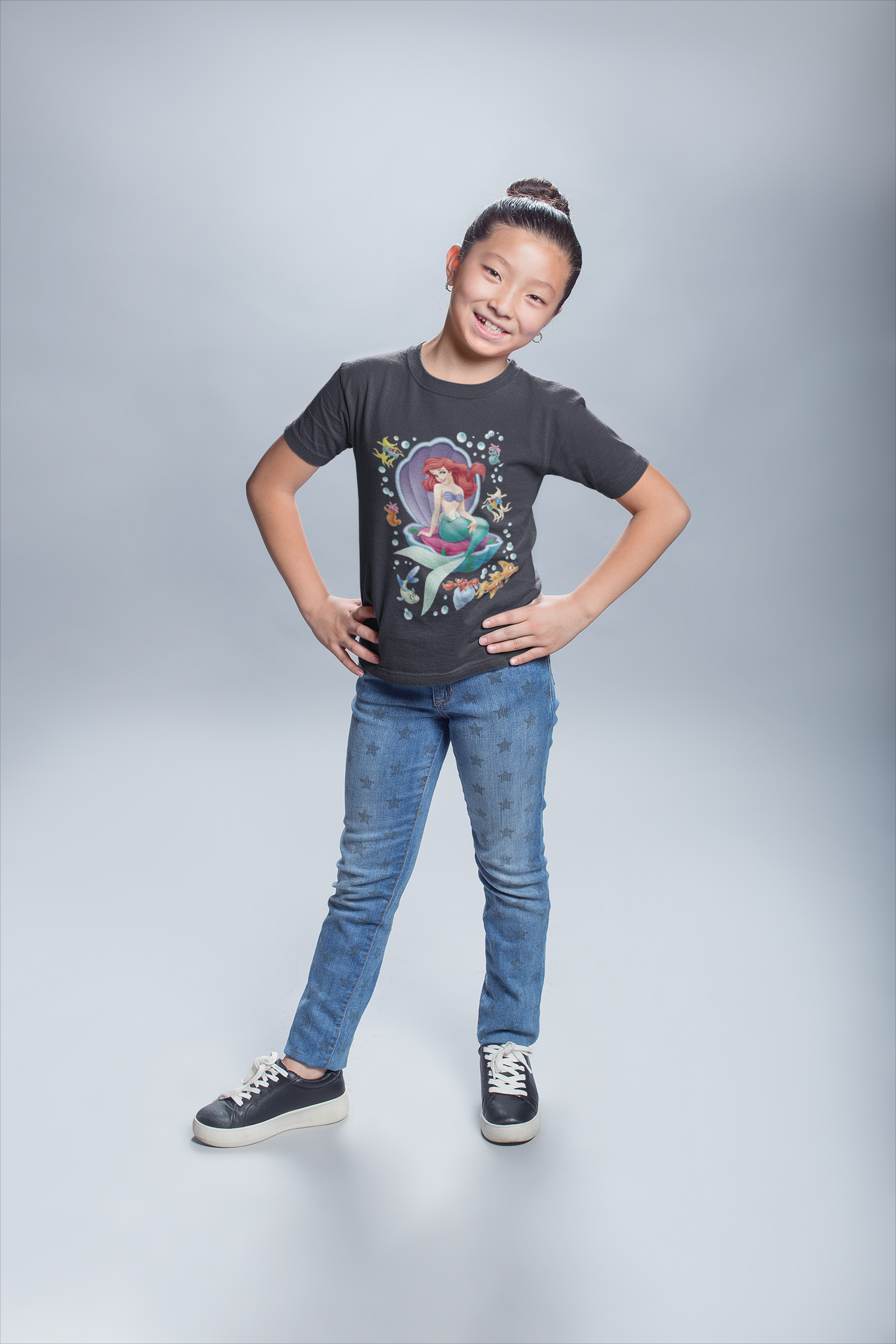 Cute Princess Half Sleeves T-Shirt For Girls -FunkyTeesClub