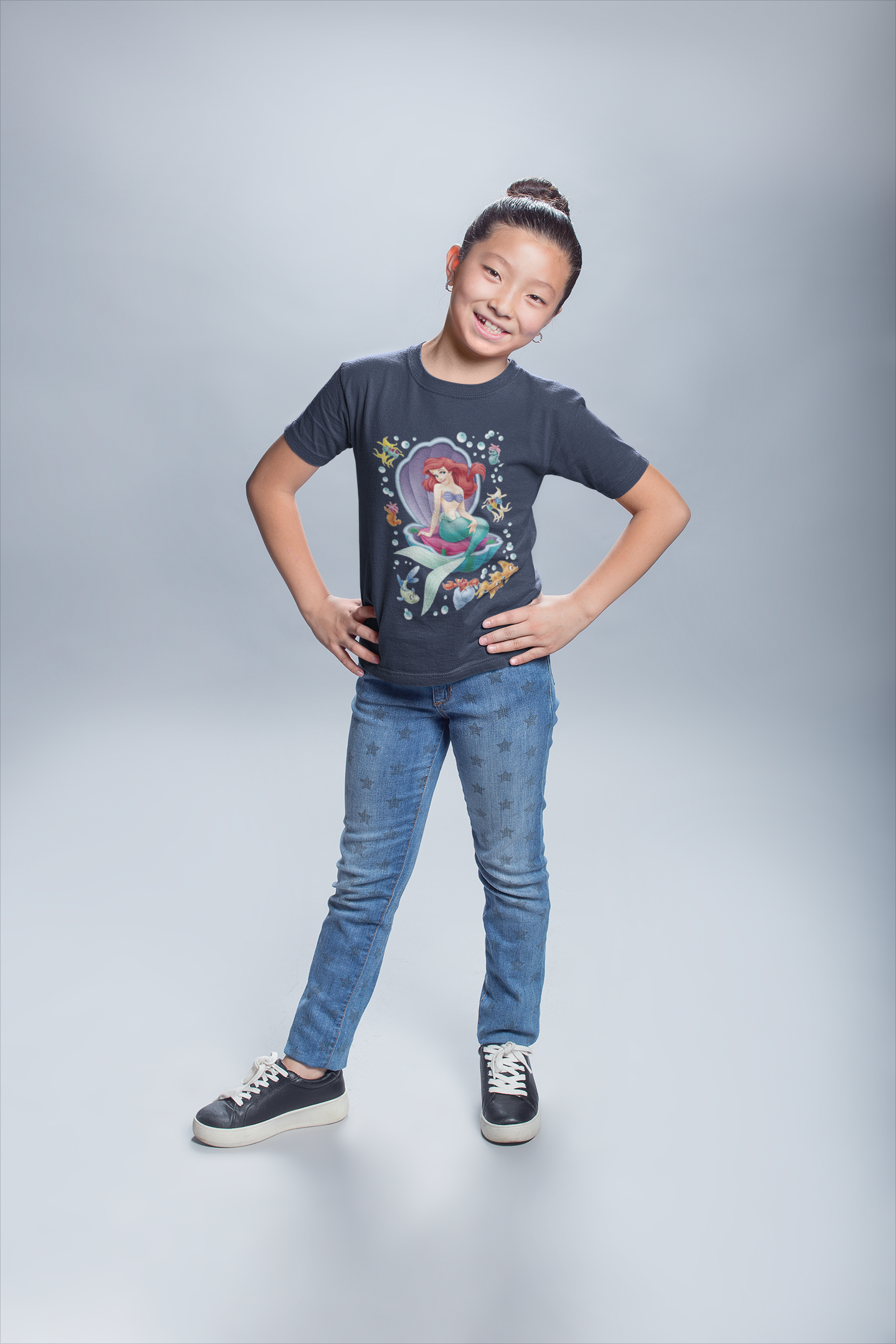 Cute Princess Half Sleeves T-Shirt For Girls -FunkyTeesClub