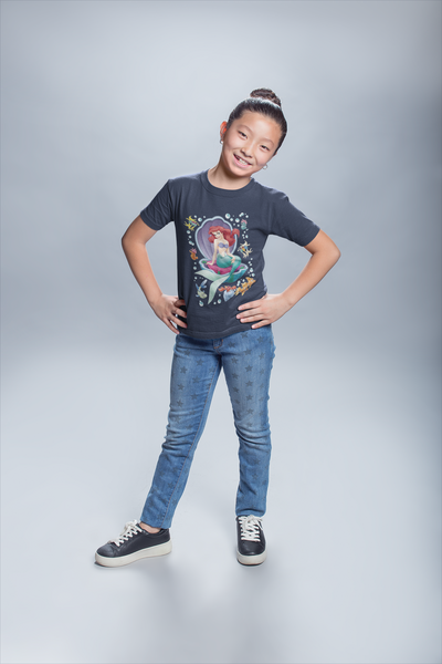 Cute Princess Half Sleeves T-Shirt For Girls -FunkyTeesClub