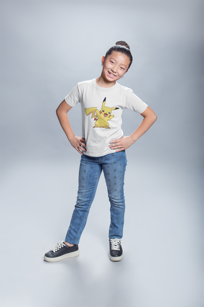 Cute Cartoon Half Sleeves T-Shirt For Girls -FunkyTeesClub