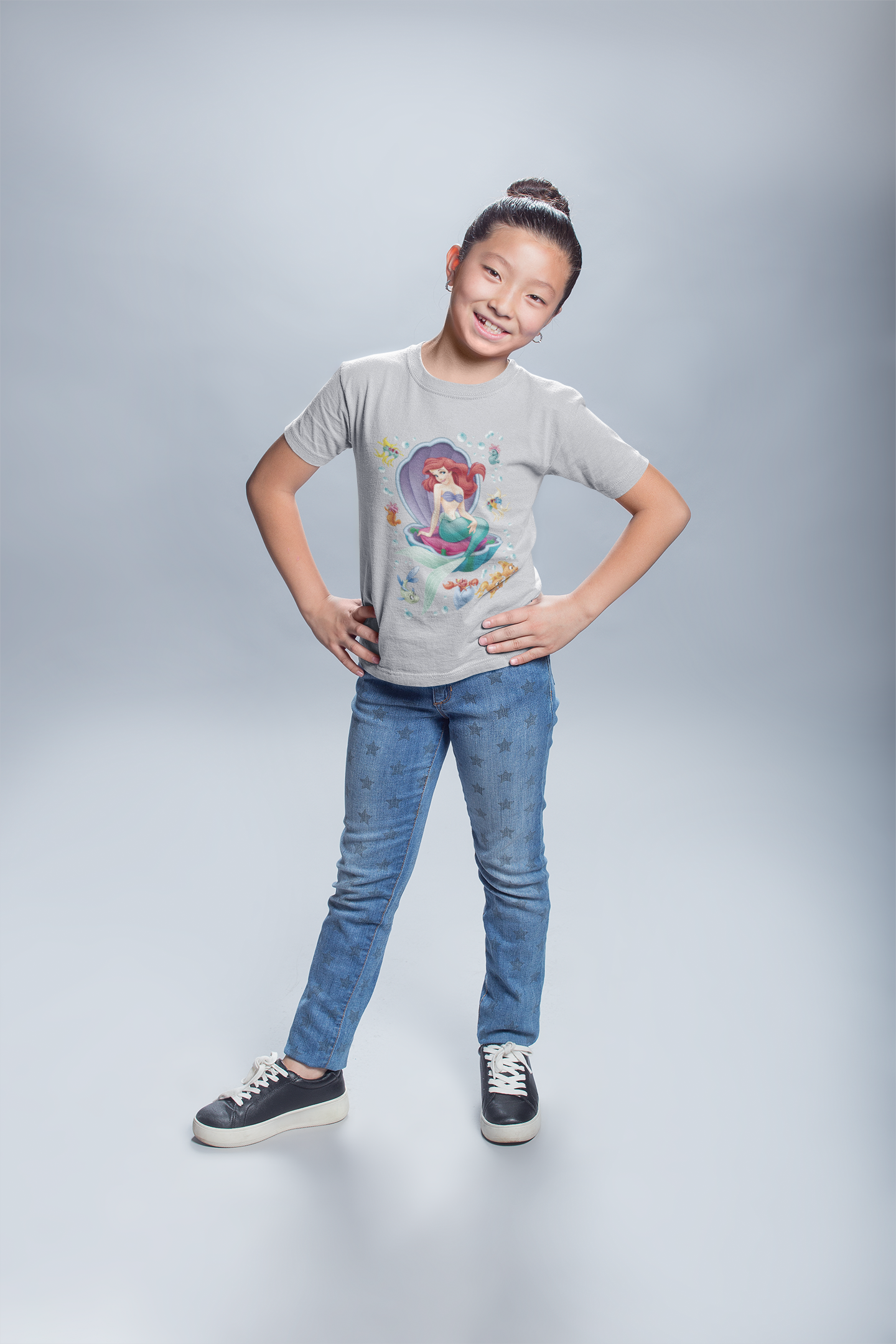 Cute Princess Half Sleeves T-Shirt For Girls -FunkyTeesClub