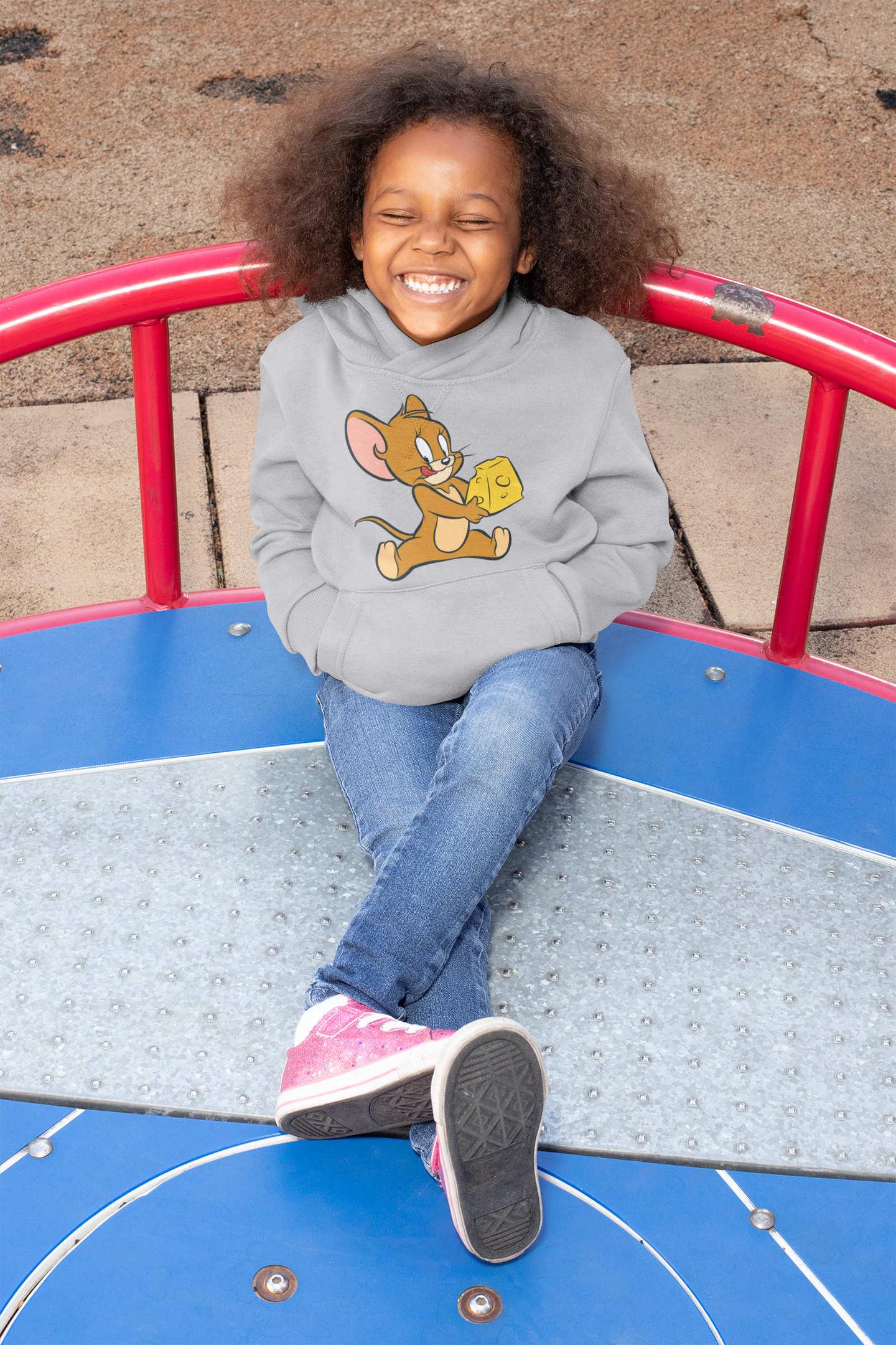 Cute Cartoon Girl Hoodies-FunkyTeesClub