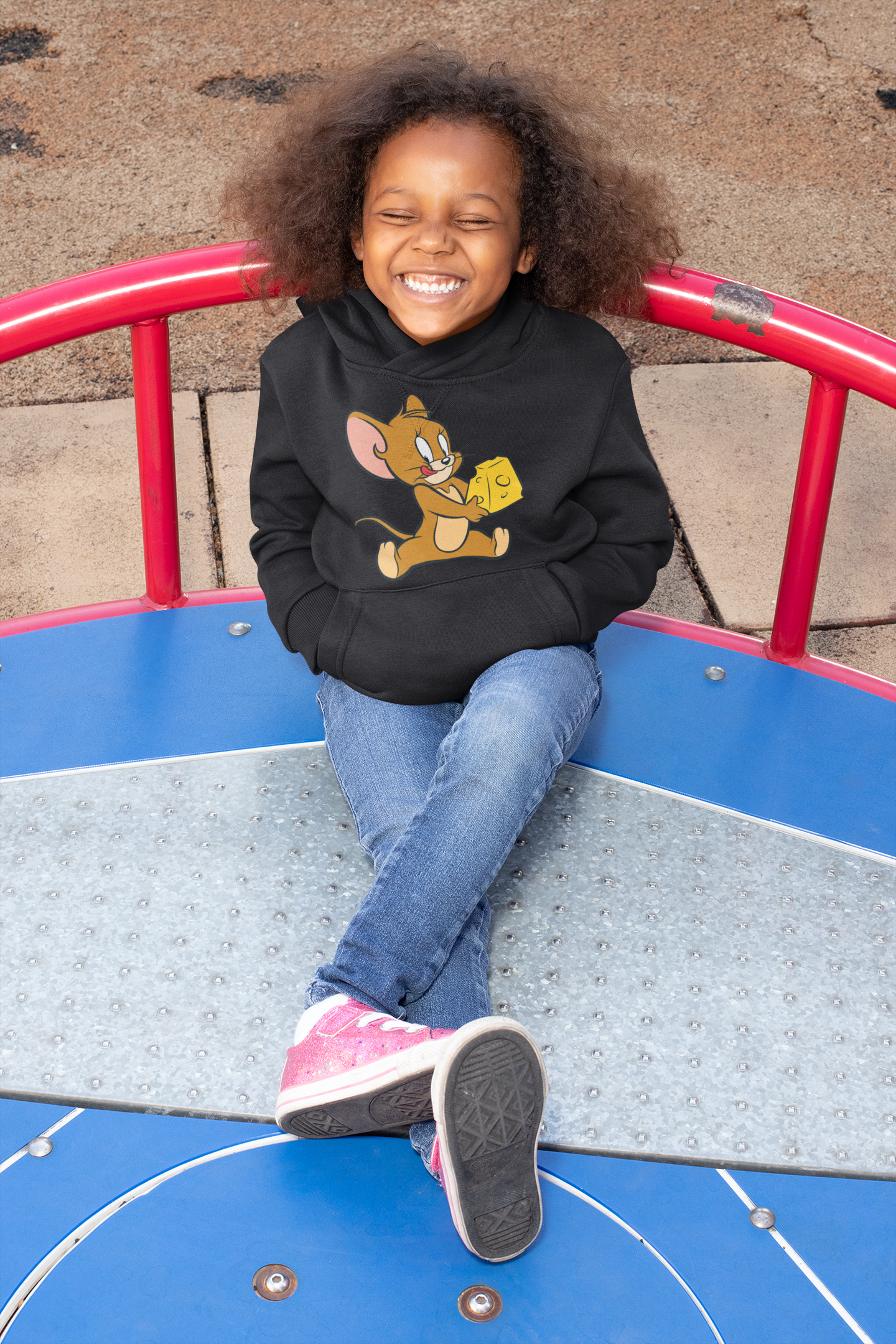 Cute Cartoon Girl Hoodies-FunkyTeesClub