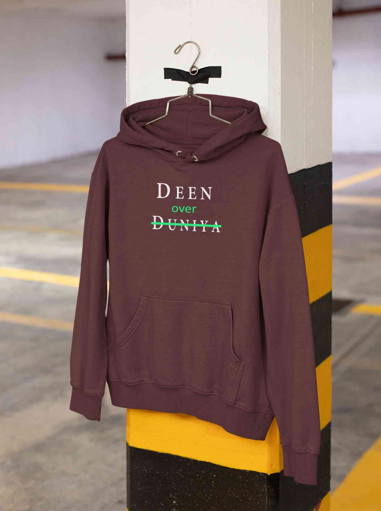 Deen Over Dunya Hoodies for Women-FunkyTeesClub