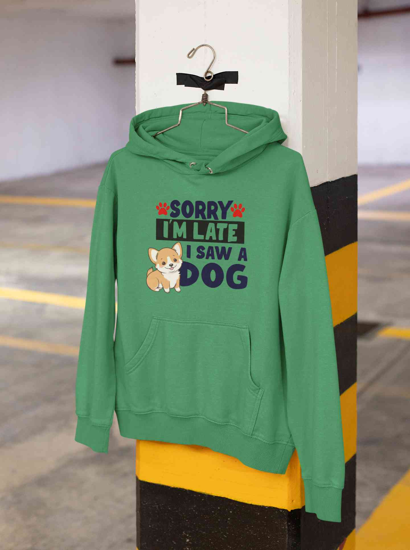 Saw A Dog Men Hoodies-FunkyTeesClub
