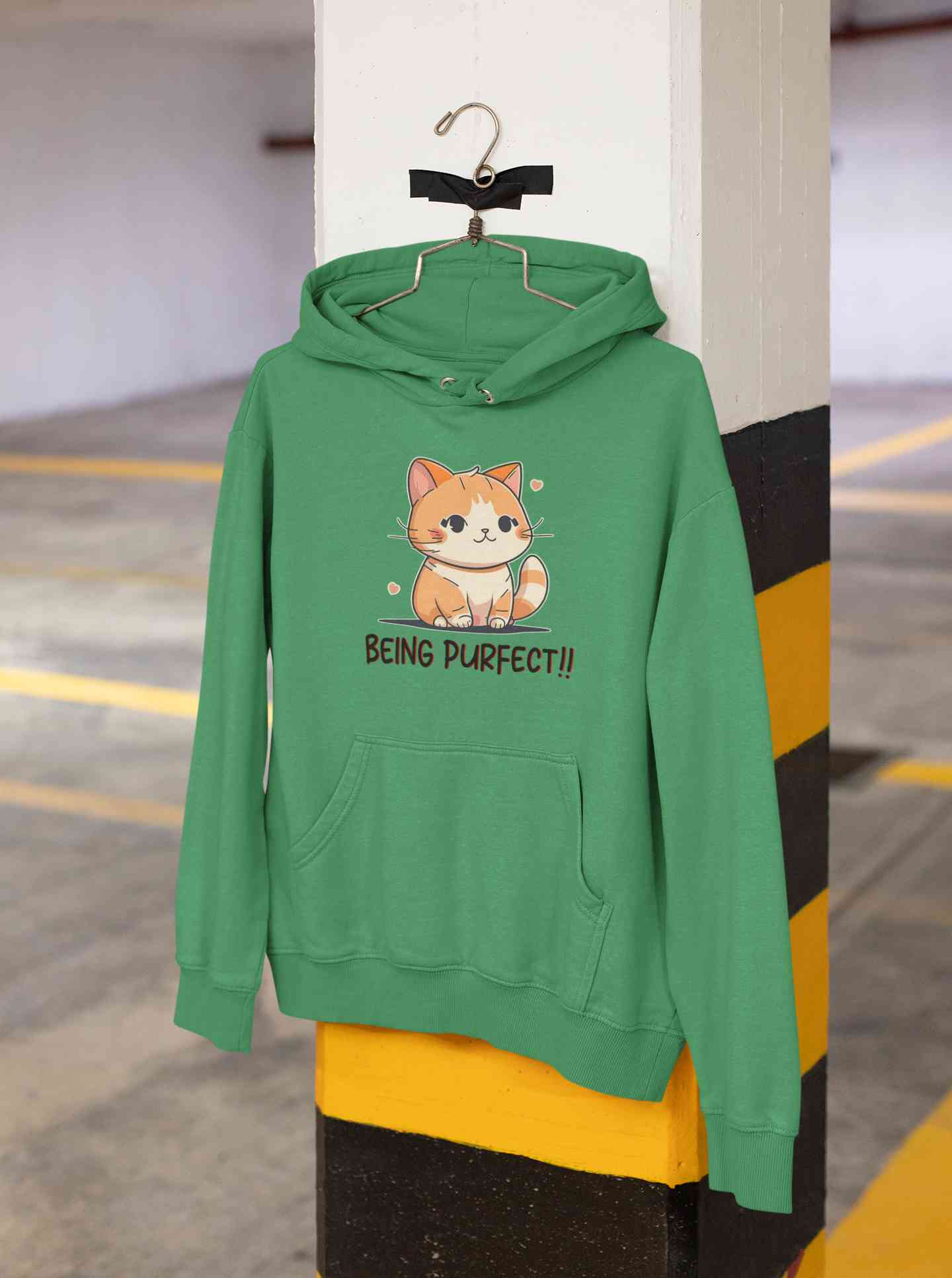 Being Purfect Hoodies for Women-FunkyTeesClub