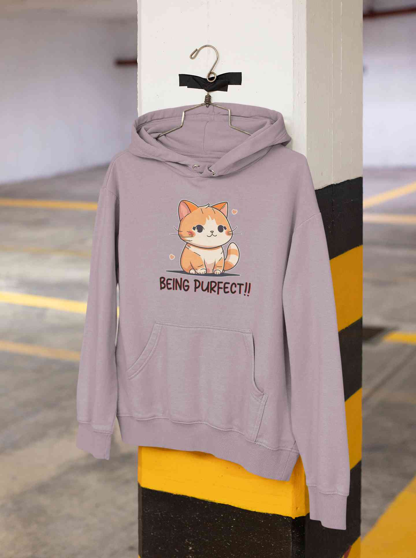Being Purfect Hoodies for Women-FunkyTeesClub
