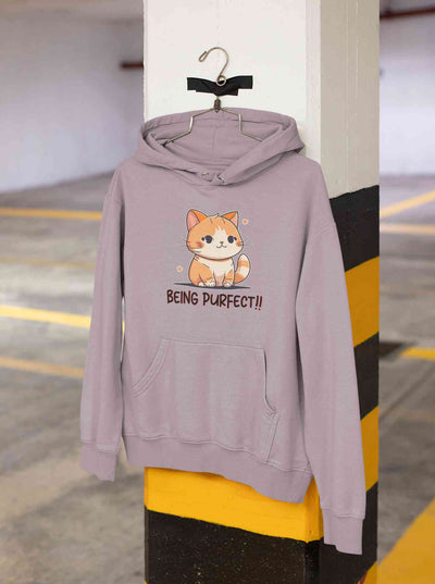 Being Purfect Hoodies for Women-FunkyTeesClub