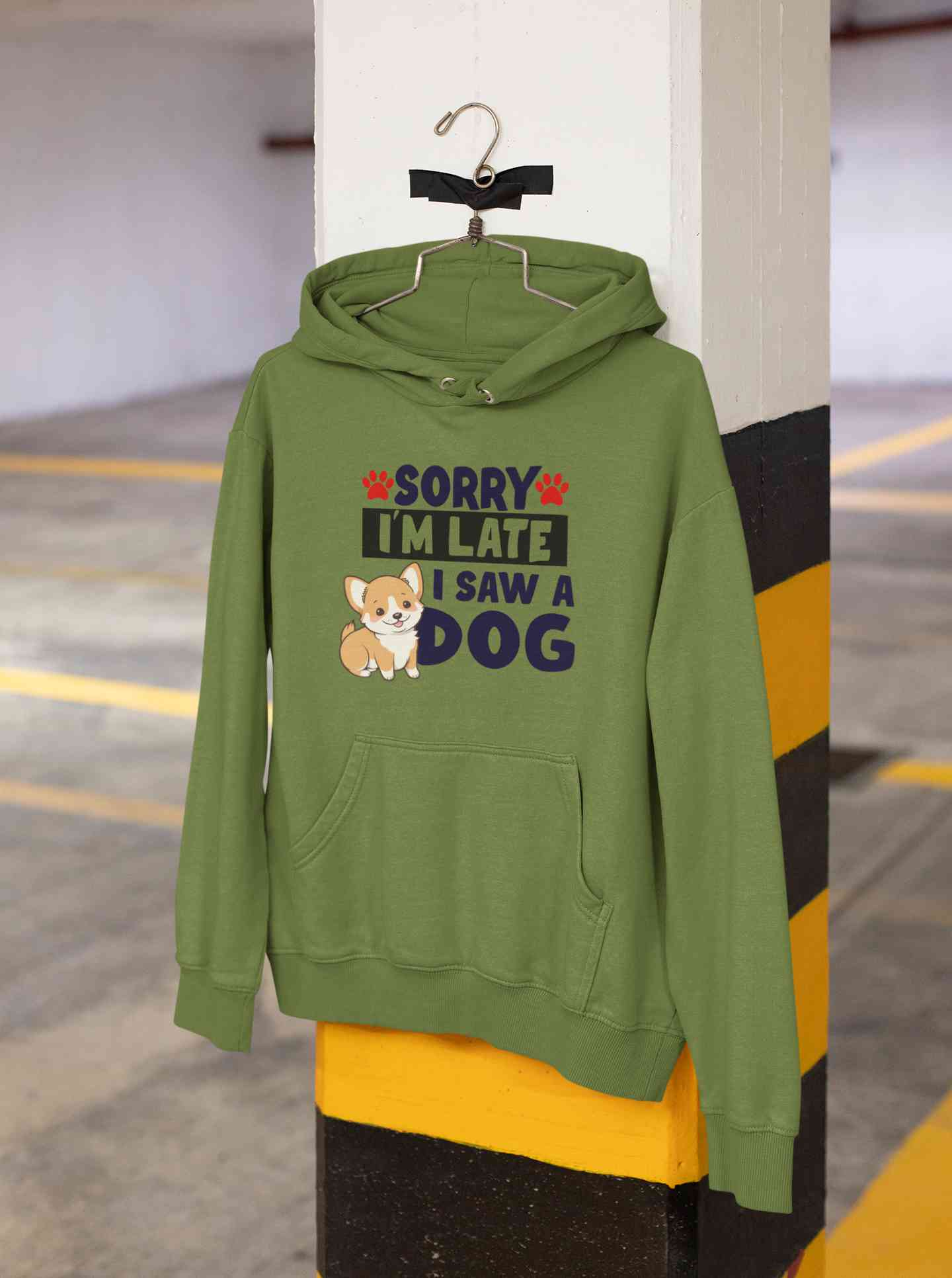 Saw A Dog Men Hoodies-FunkyTeesClub