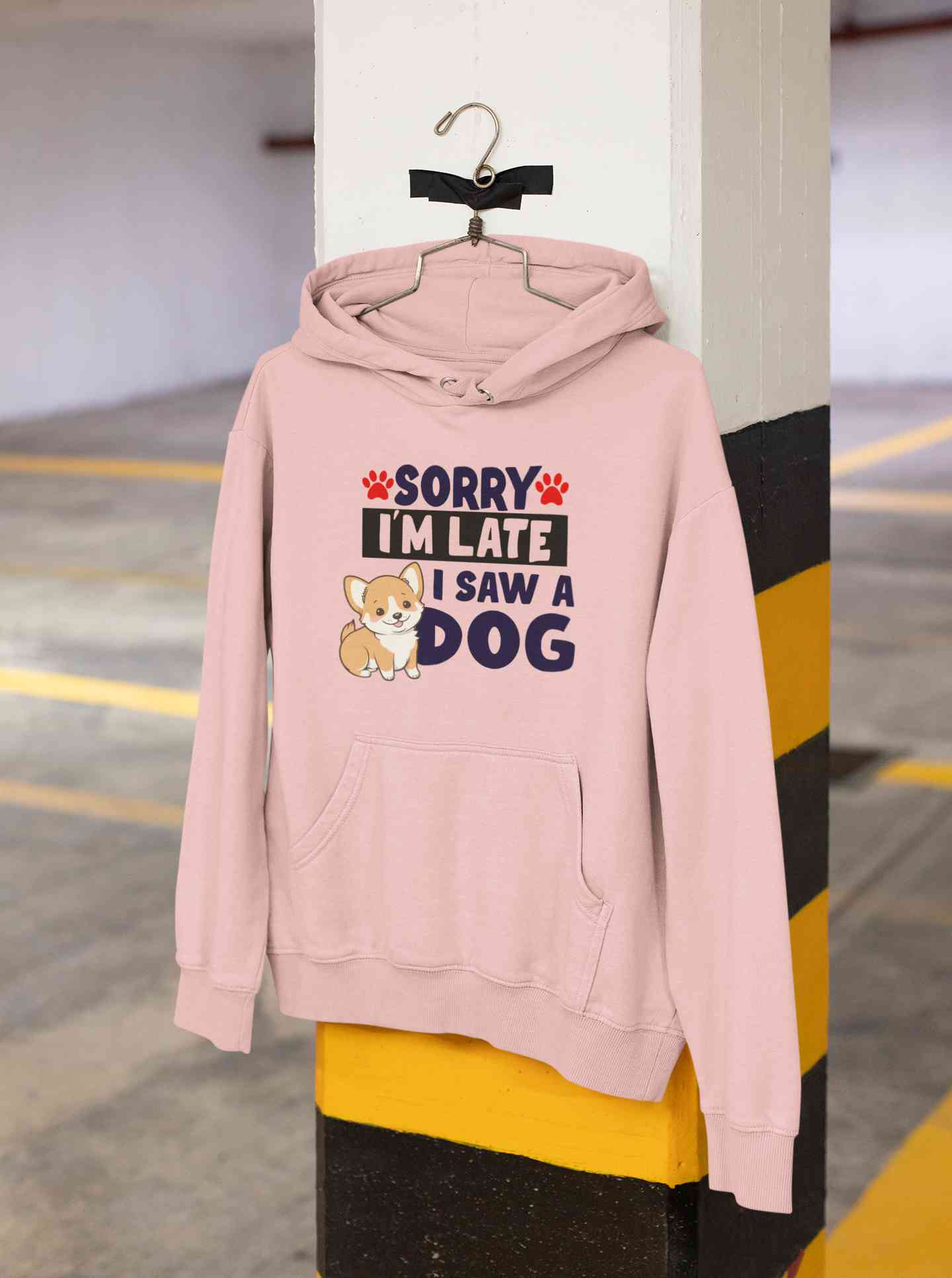 Saw A Dog Hoodies for Women-FunkyTeesClub
