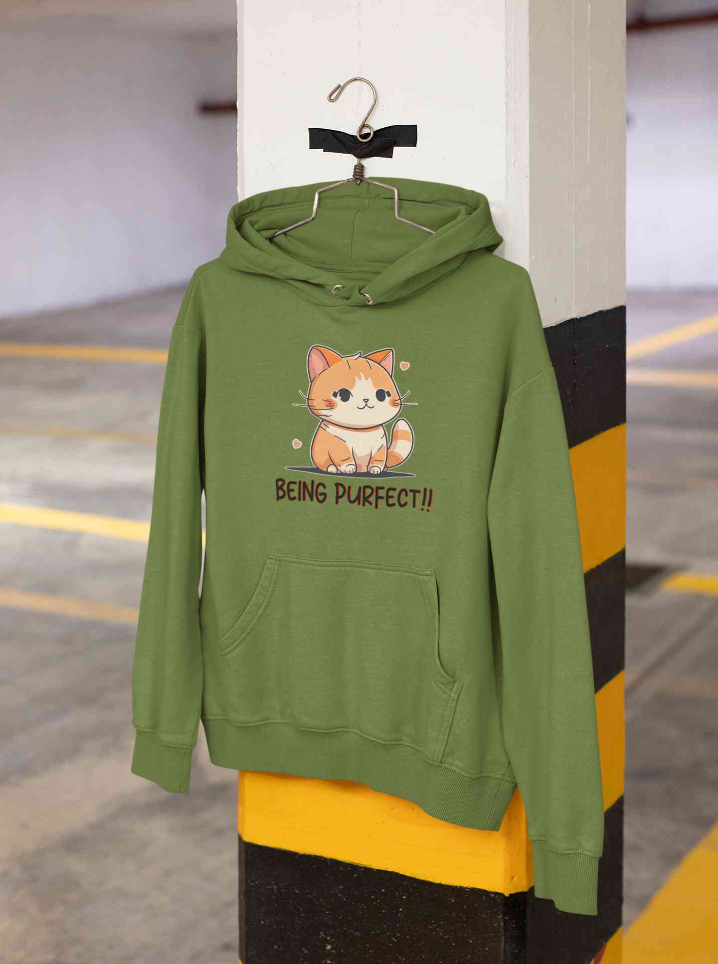 Being Purfect Hoodies for Women-FunkyTeesClub