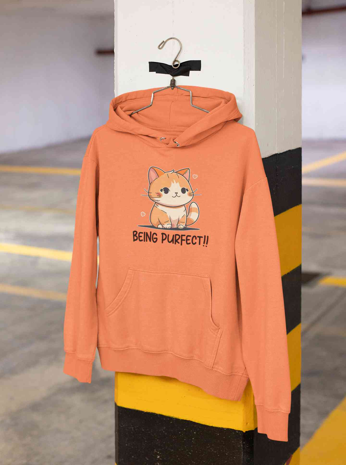 Being Purfect Hoodies for Women-FunkyTeesClub