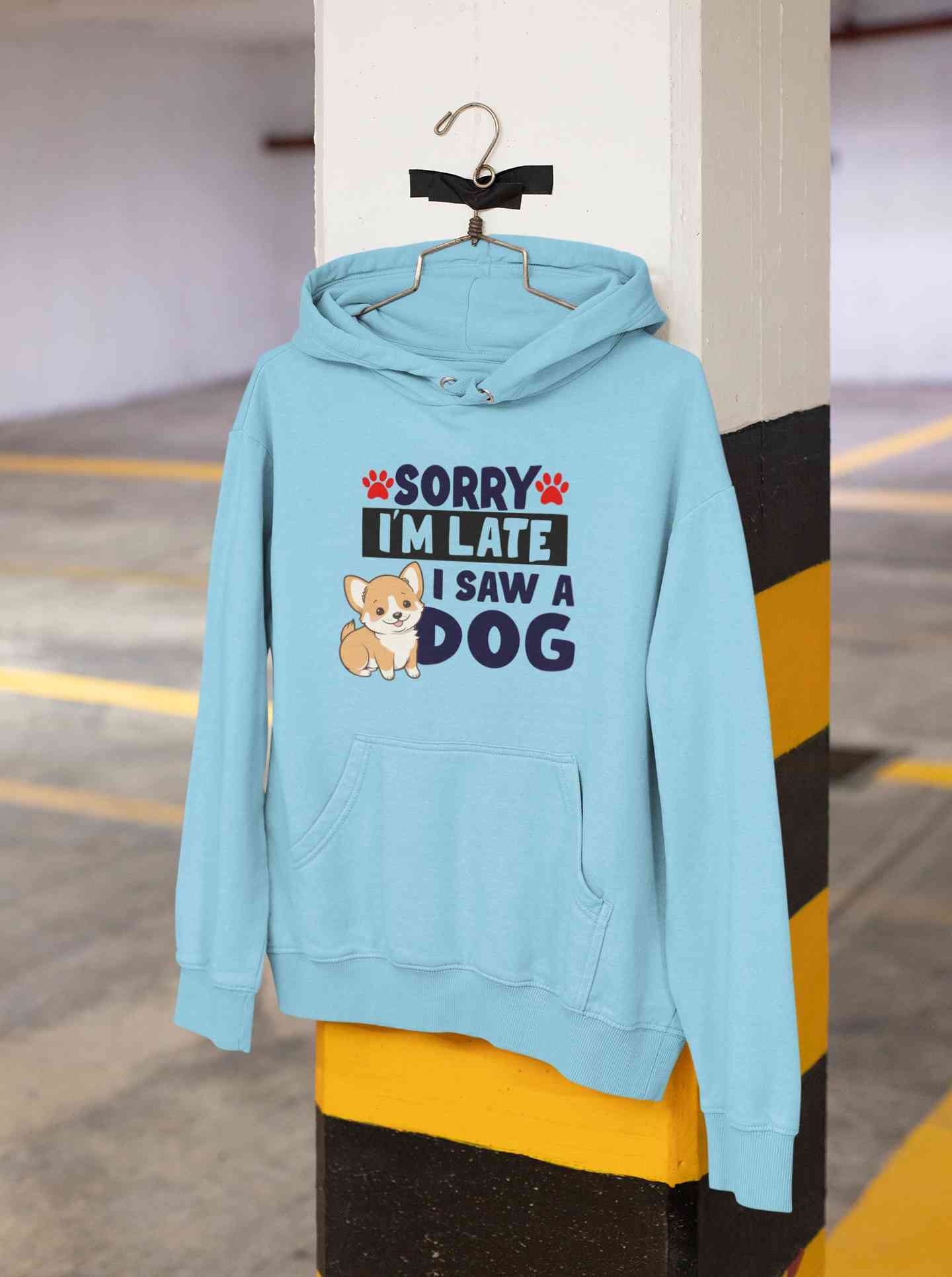 Saw A Dog Men Hoodies-FunkyTeesClub