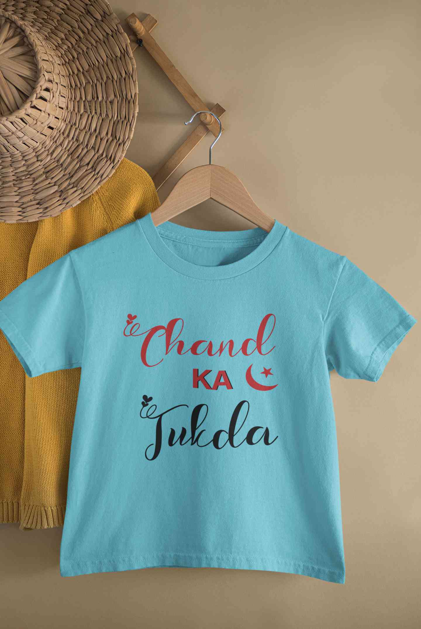 Chand Ka Tukda Eid Half Sleeves T-Shirt for Boy-FunkyTeesClub