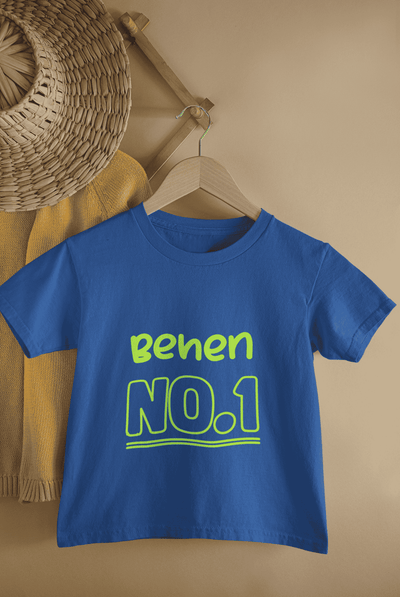 Behen No.1 Rakshabandhan Half Sleeves T-Shirt for Boys -FunkyTeesClub