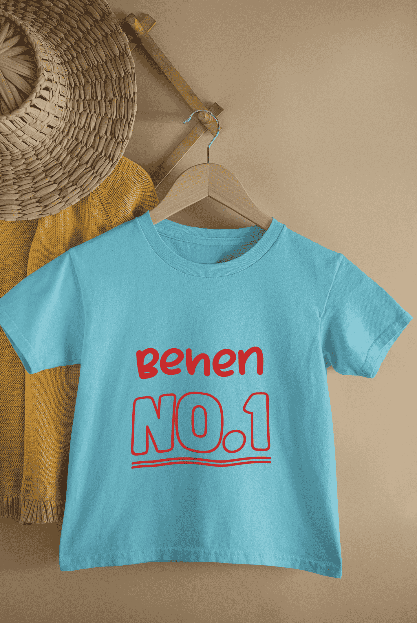 Behen No.1 Rakshabandhan Half Sleeves T-Shirt for Boys -FunkyTeesClub