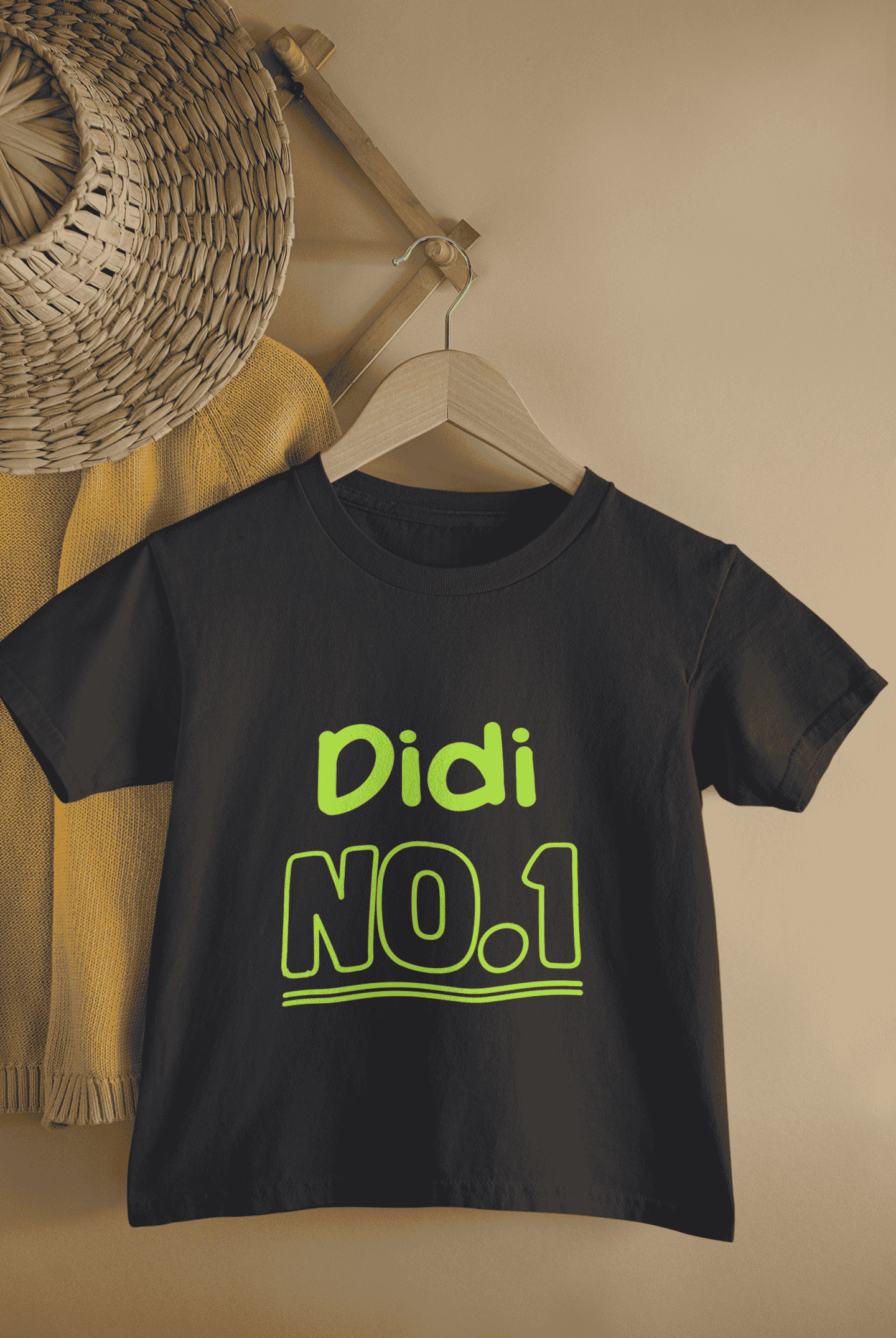 Didi No.1 Rakshabandhan Half Sleeves T-Shirt For Girls -FunkyTeesClub