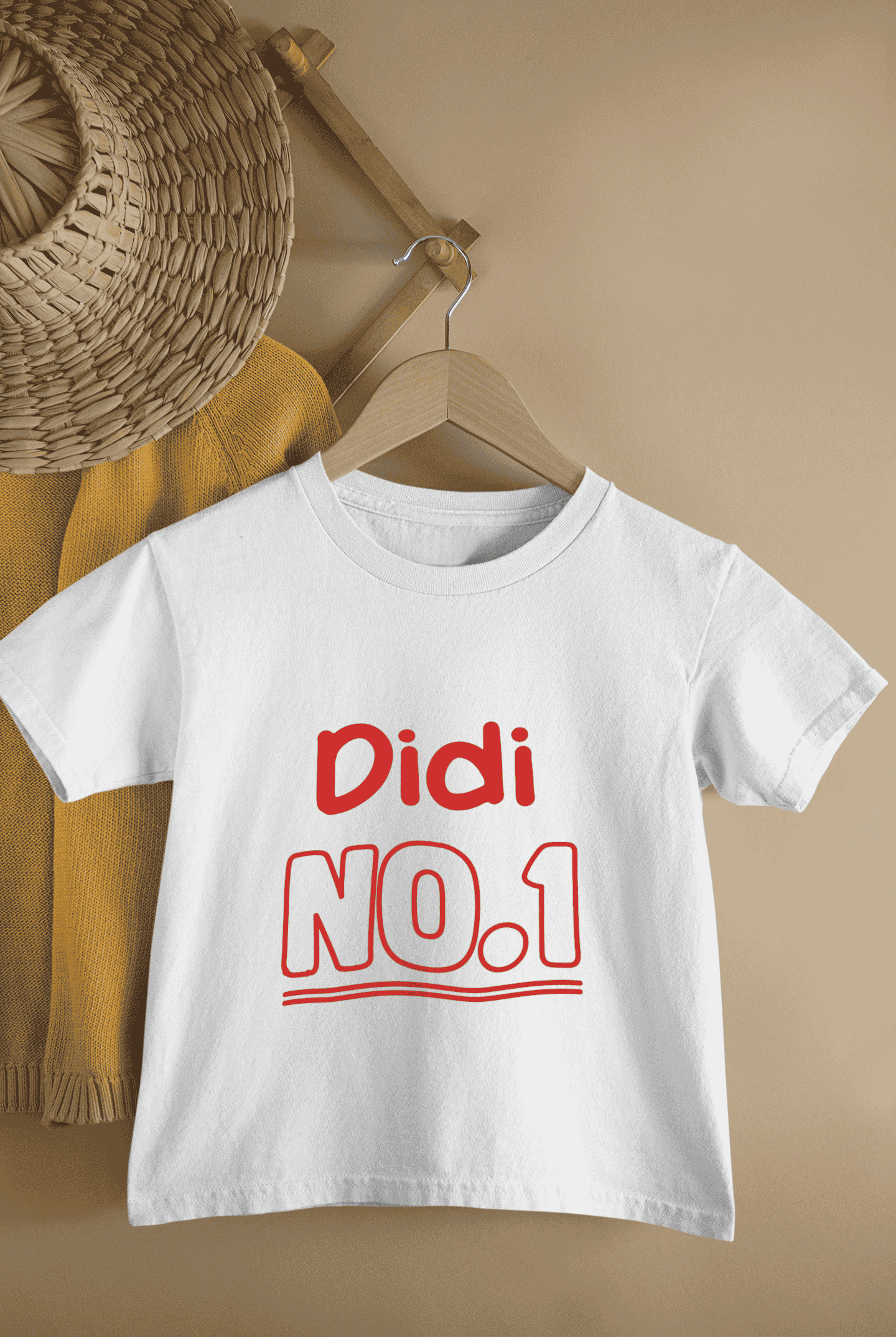 Didi No.1 Rakshabandhan Half Sleeves T-Shirt For Girls -FunkyTeesClub