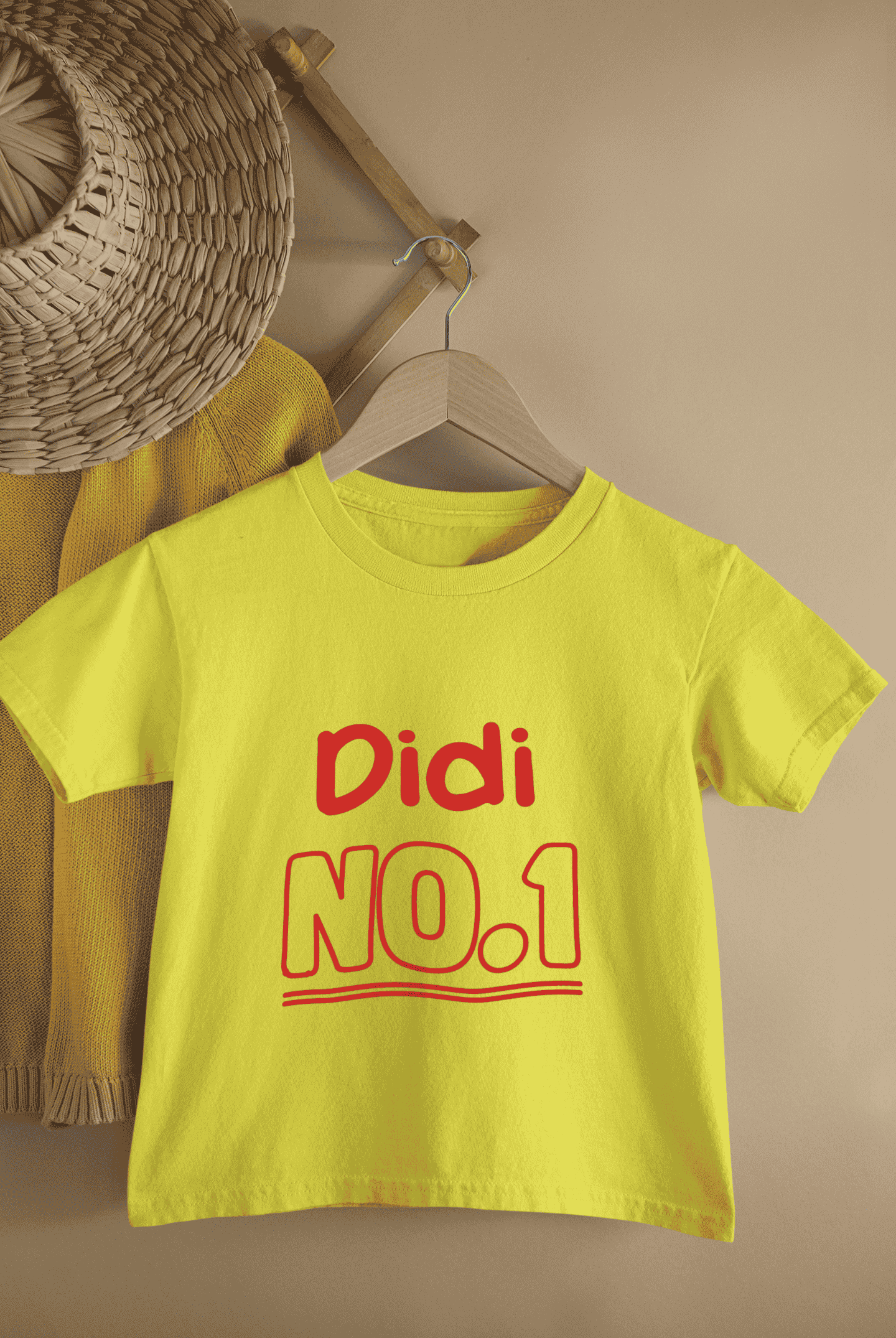 Didi No.1 Rakshabandhan Half Sleeves T-Shirt For Girls -FunkyTeesClub