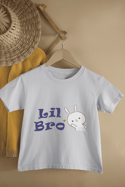 Lil Bro Rakshabandhan Half Sleeves T-Shirt for Boys -FunkyTeesClub
