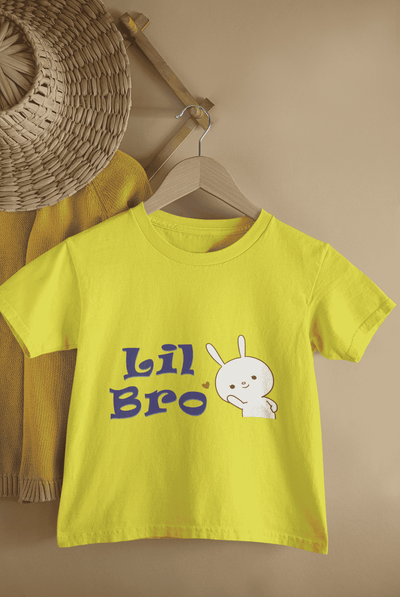 Lil Bro Rakshabandhan Half Sleeves T-Shirt for Boys -FunkyTeesClub