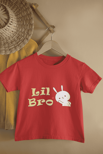 Lil Bro Rakshabandhan Half Sleeves T-Shirt for Boys -FunkyTeesClub