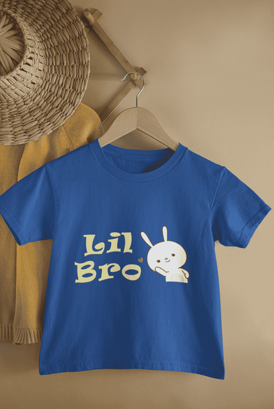 Lil Bro Rakshabandhan Half Sleeves T-Shirt for Boys -FunkyTeesClub