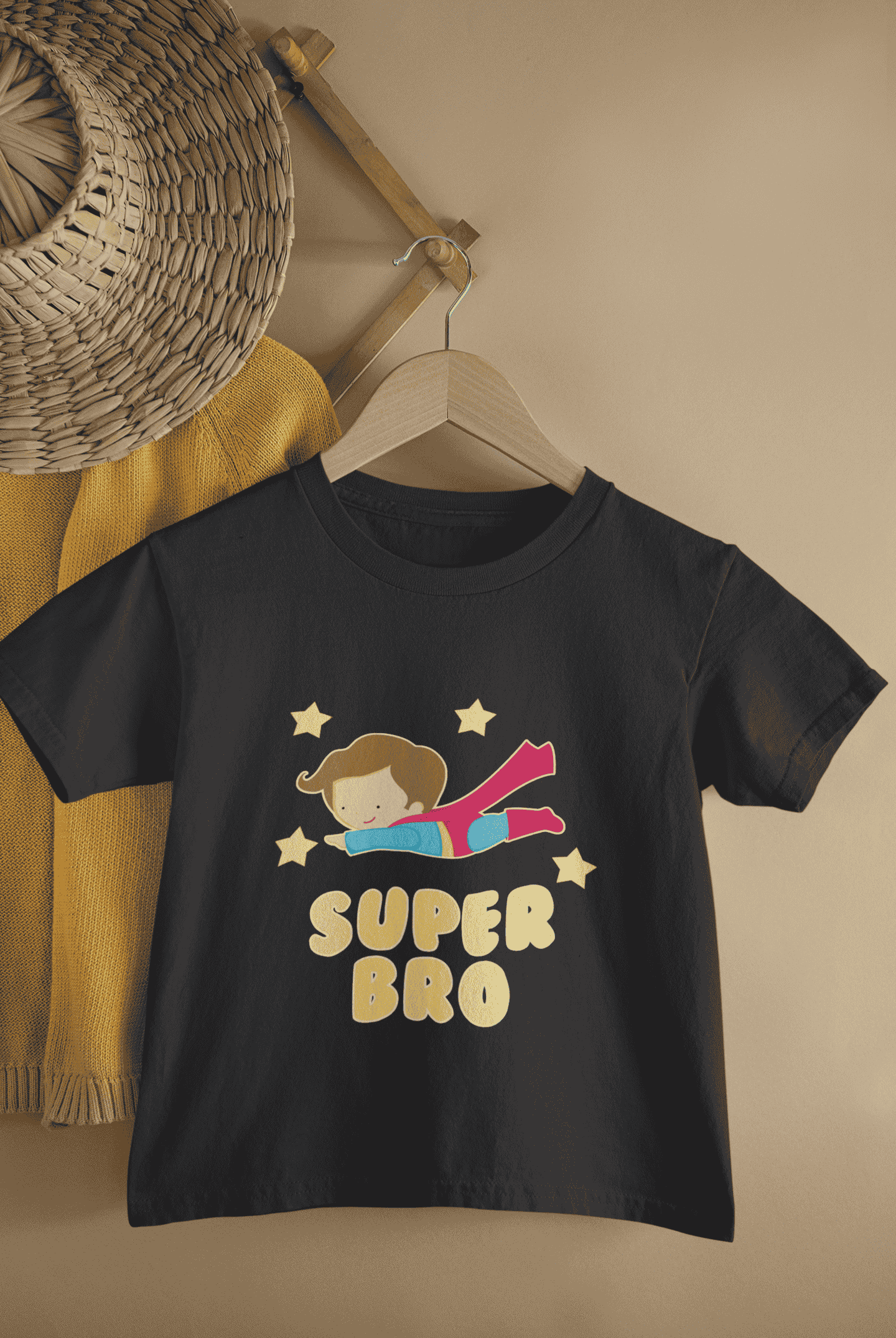 Super Bro Rakshabandhan Half Sleeves T-Shirt for Boys -FunkyTeesClub