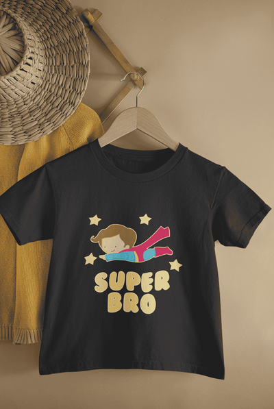 Super Bro Rakshabandhan Half Sleeves T-Shirt for Boys -FunkyTeesClub