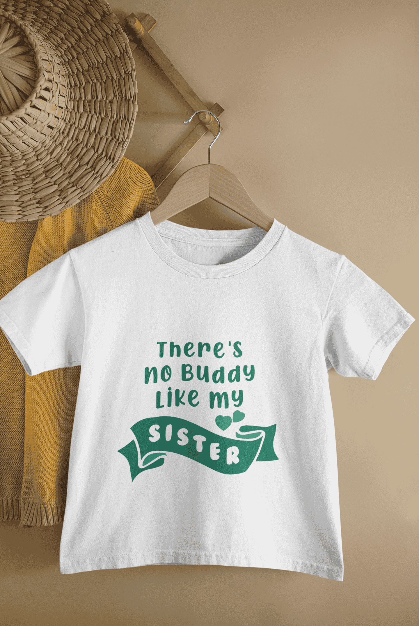 There Is No Buddy Like My Sister Rakshabandhan Half Sleeves T-Shirt for Boys -FunkyTeesClub