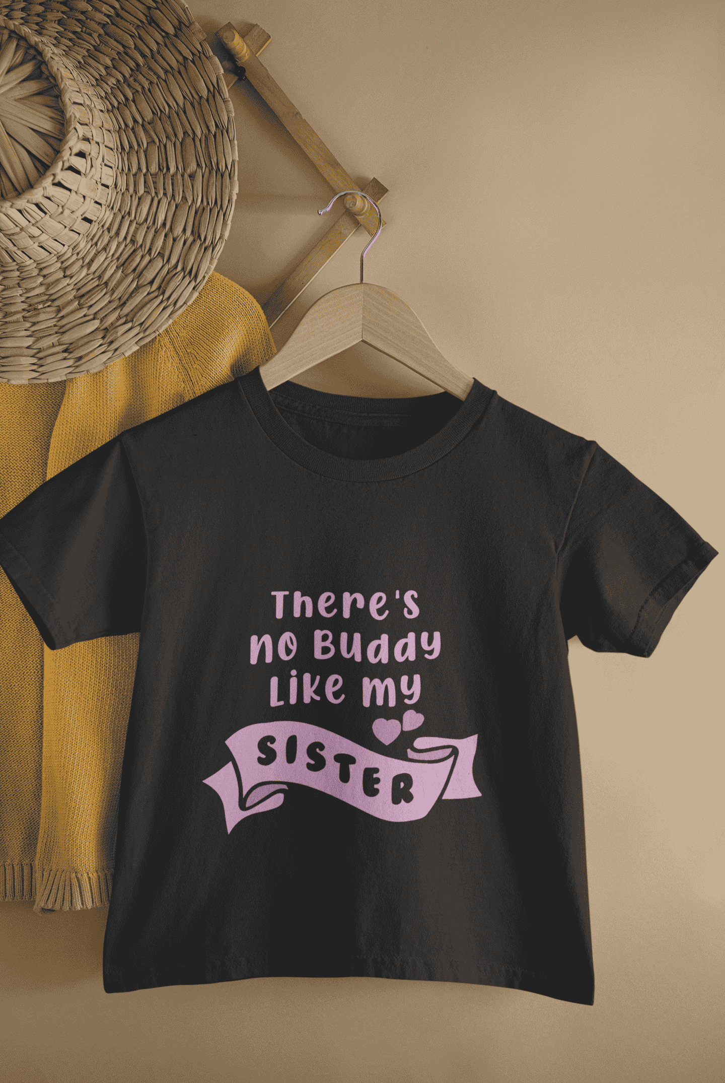 There Is No Buddy Like My Sister Rakshabandhan Half Sleeves T-Shirt for Boys -FunkyTeesClub