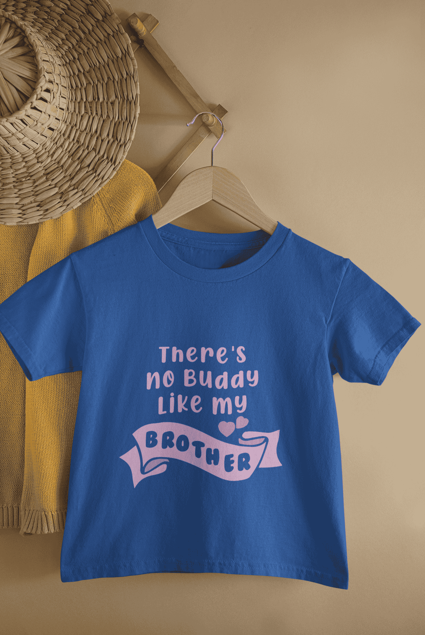 There Is No Buddy Like My Brother Rakshabandhan Half Sleeves T-Shirt For Girls -FunkyTeesClub