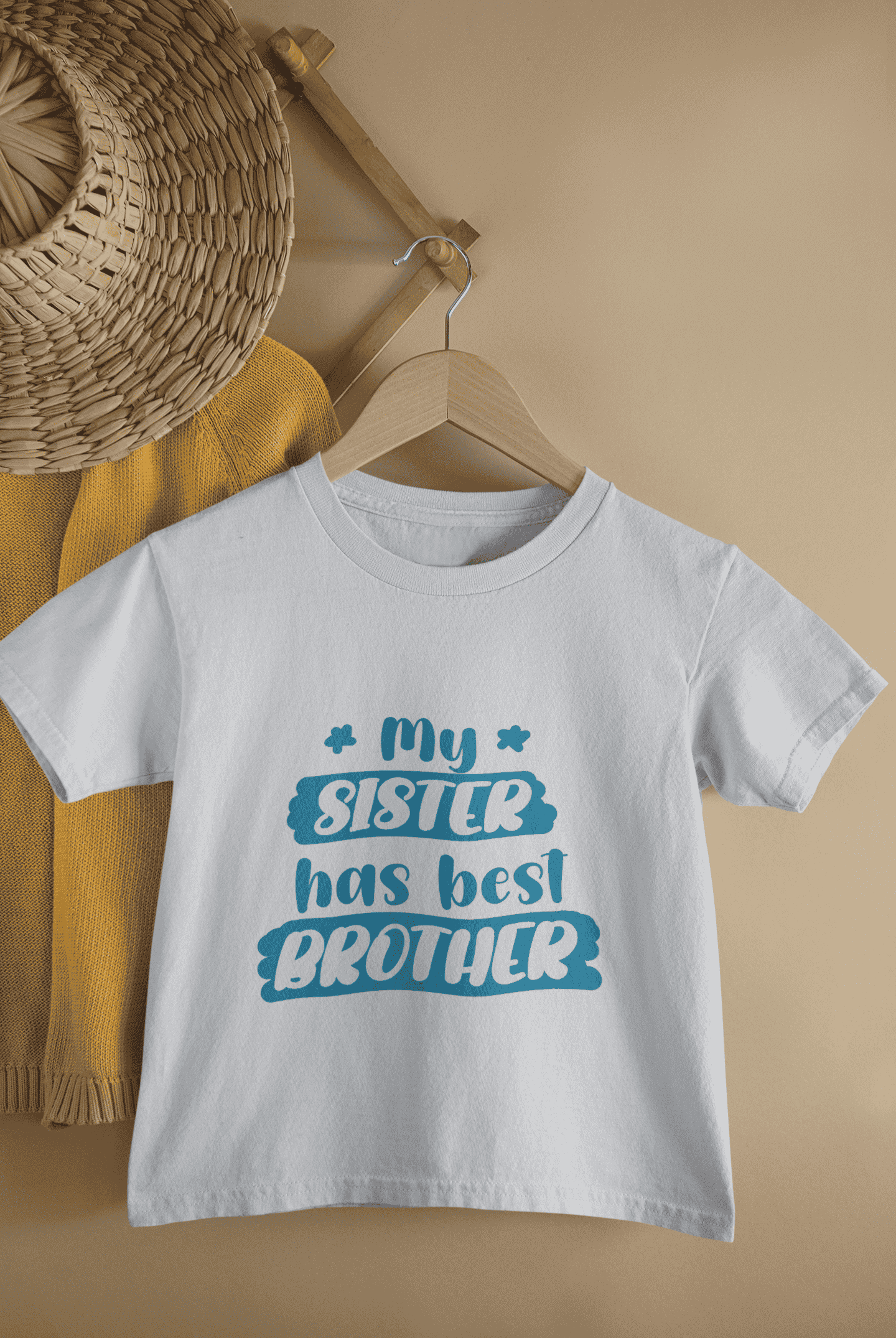 My Sister Has Best Brother Rakshabandhan Half Sleeves T-Shirt for Boys -FunkyTeesClub