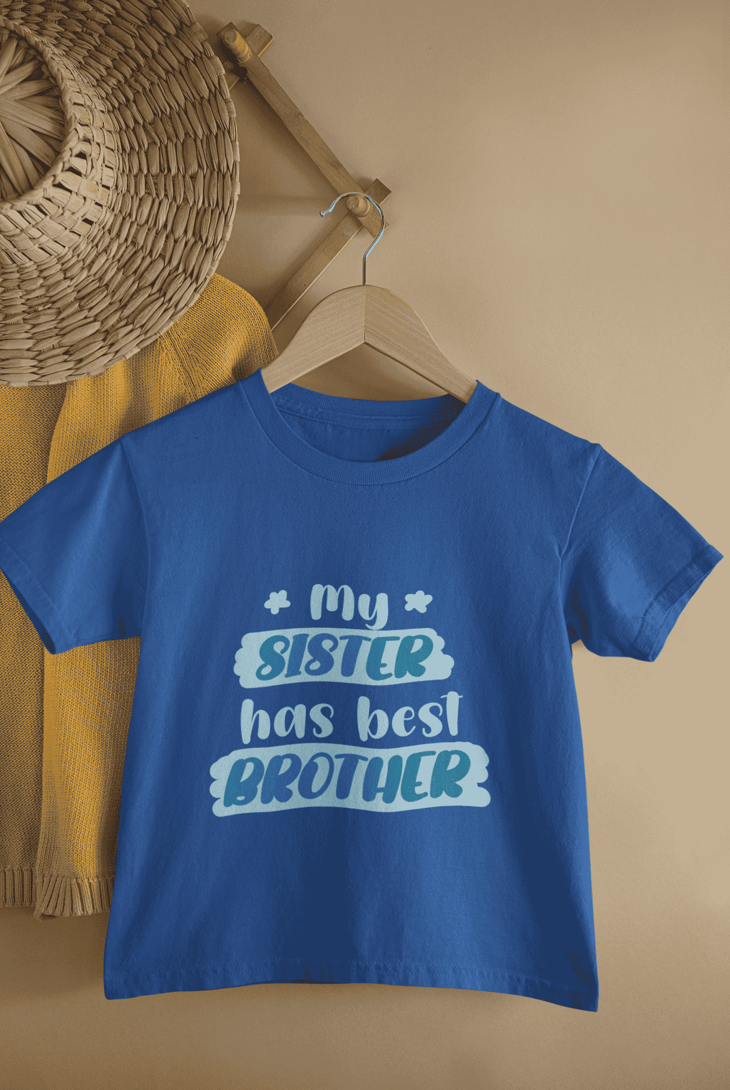 My Sister Has Best Brother Rakshabandhan Half Sleeves T-Shirt for Boys -FunkyTeesClub