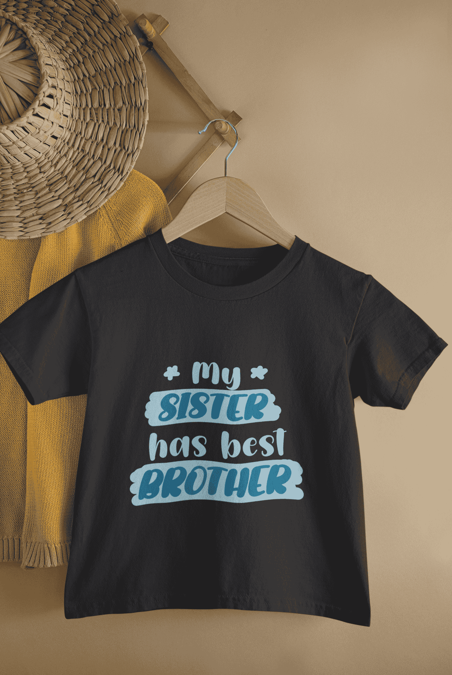 My Sister Has Best Brother Rakshabandhan Half Sleeves T-Shirt for Boys -FunkyTeesClub