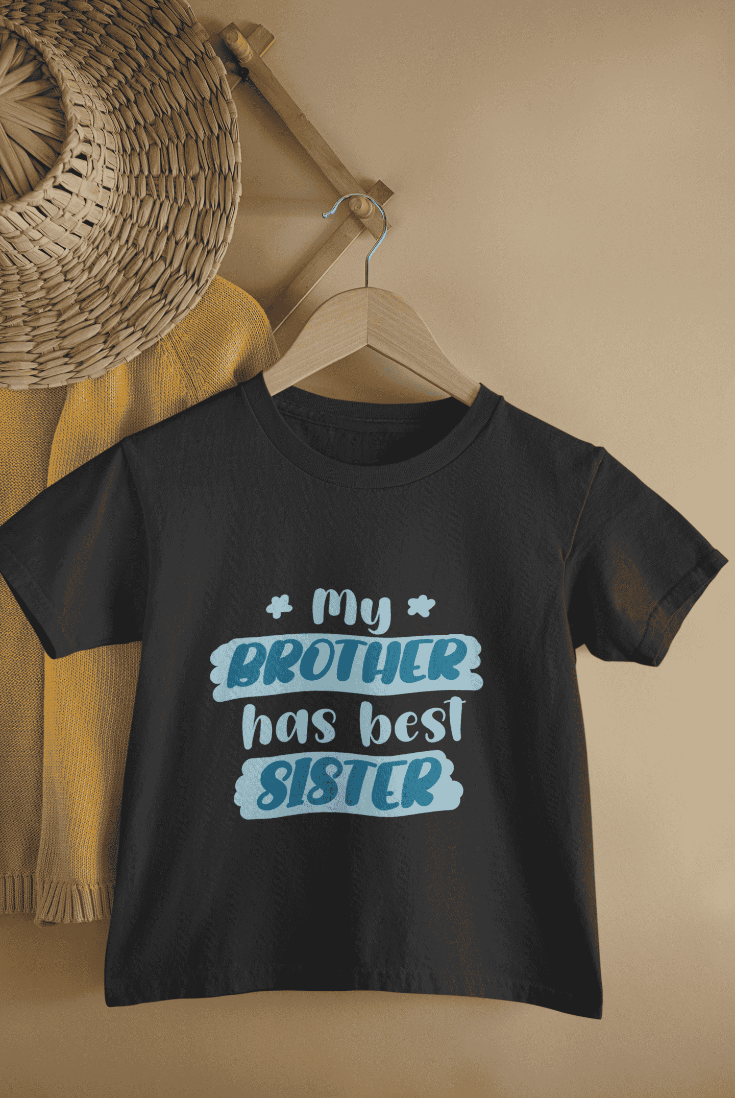 My Brother Has Best Sister Rakshabandhan Half Sleeves T-Shirt For Girls -FunkyTeesClub