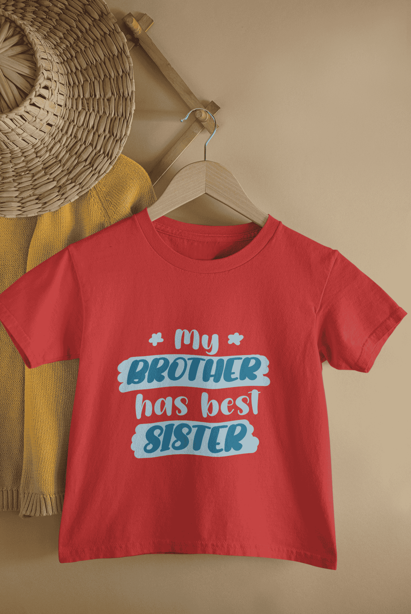 My Brother Has Best Sister Rakshabandhan Half Sleeves T-Shirt For Girls -FunkyTeesClub