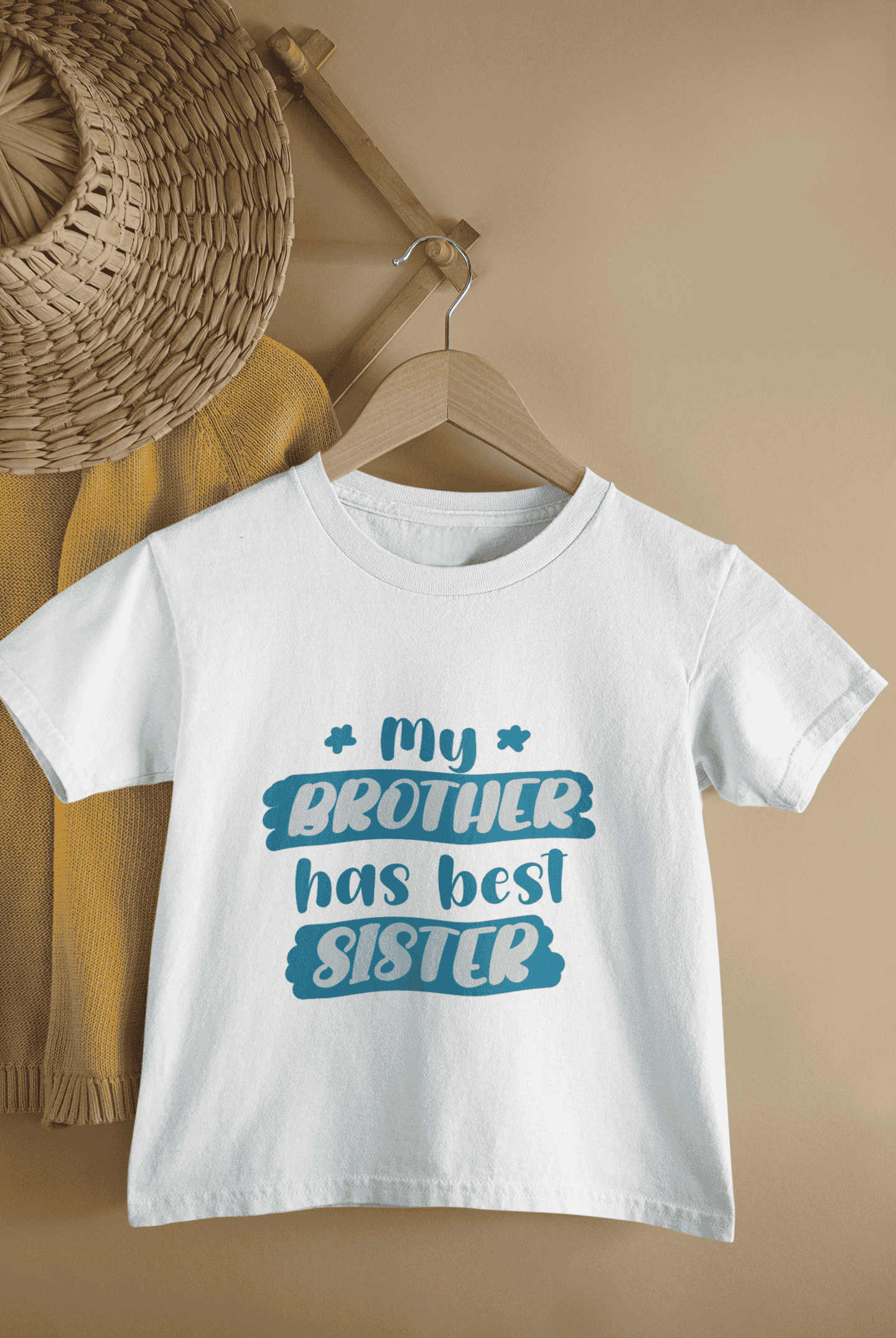 My Brother Has Best Sister Rakshabandhan Half Sleeves T-Shirt For Girls -FunkyTeesClub