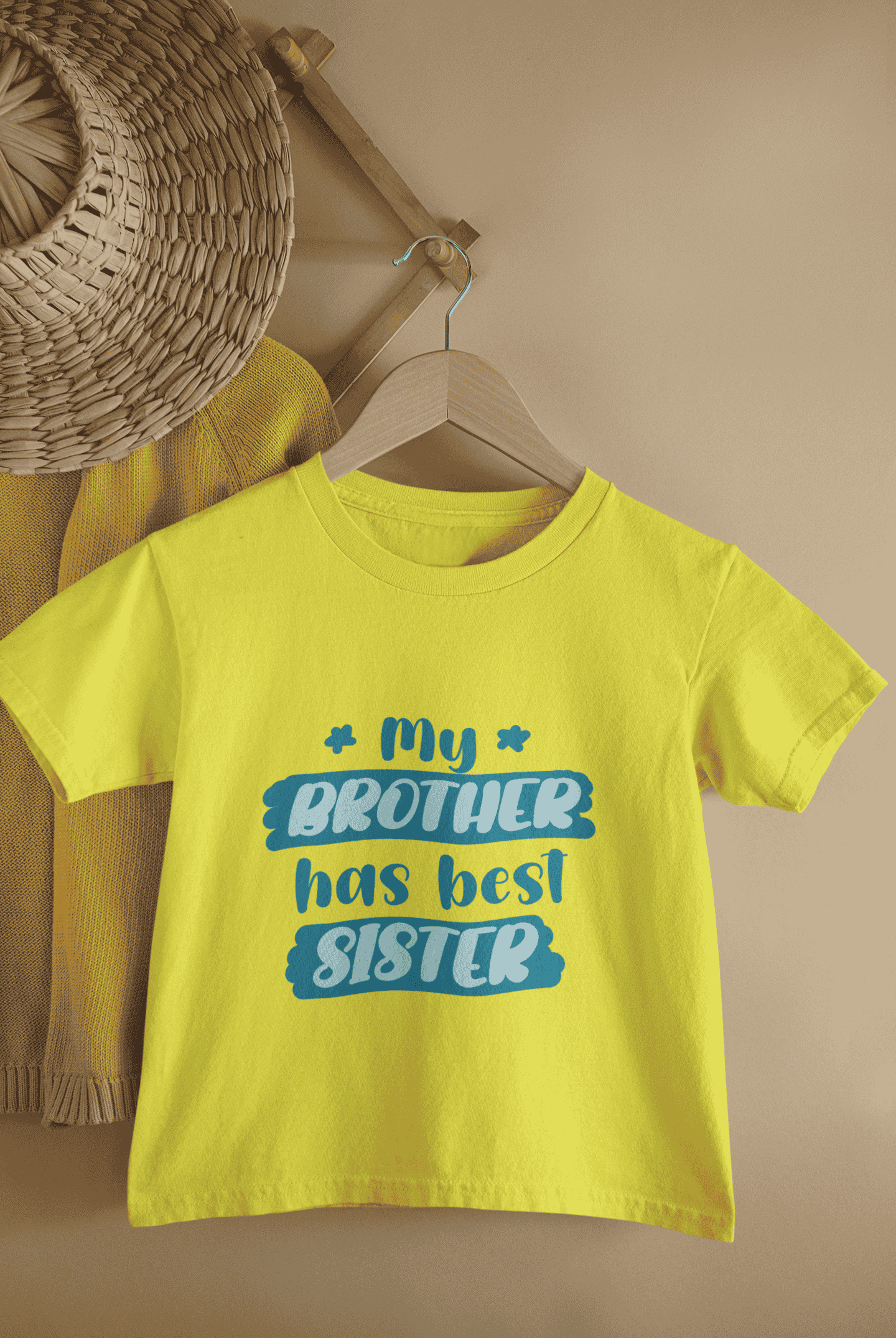 My Brother Has Best Sister Rakshabandhan Half Sleeves T-Shirt For Girls -FunkyTeesClub