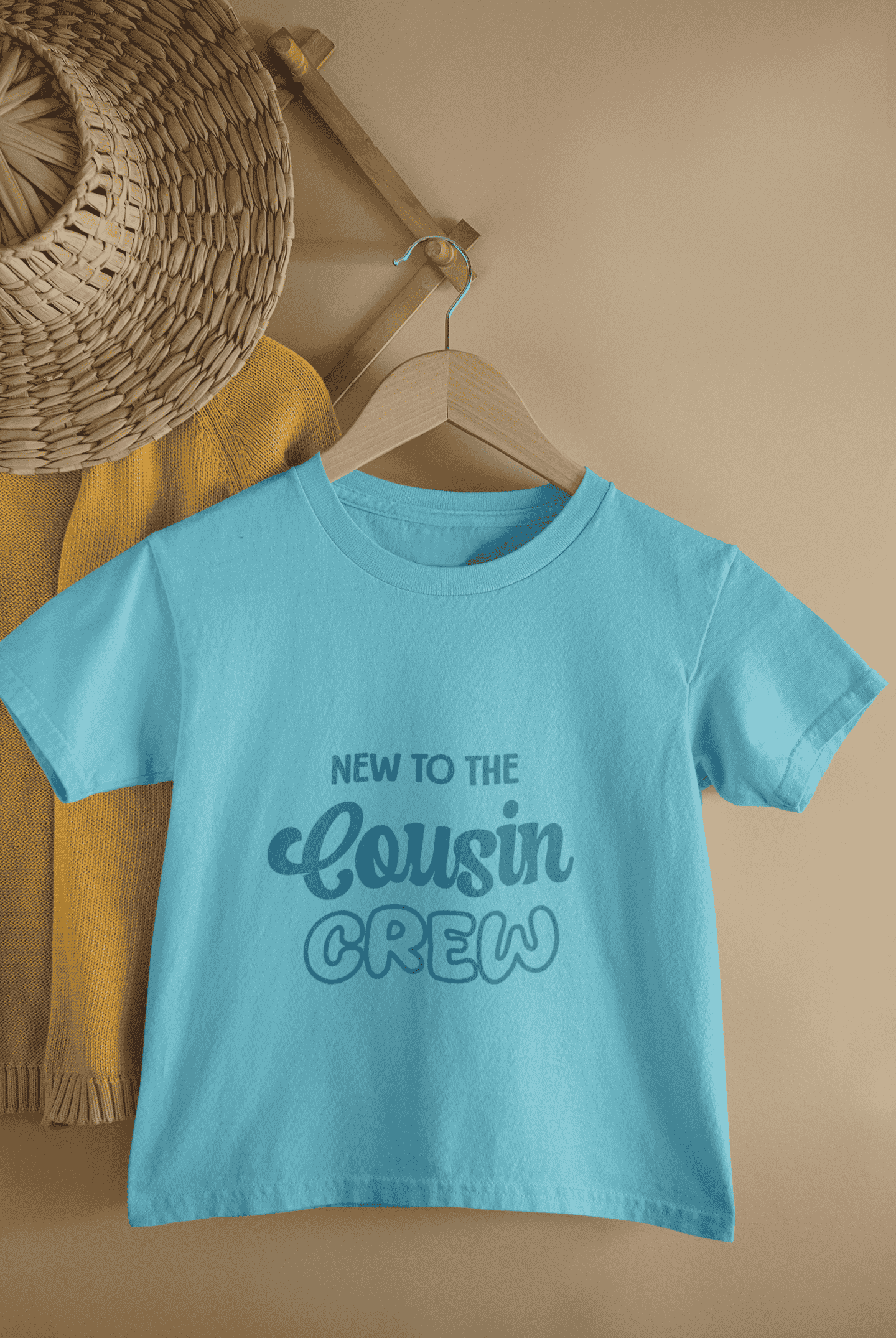New To Cousin Crew Rakshabandhan Half Sleeves T-Shirt For Girls -FunkyTeesClub